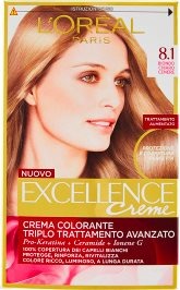 Excellence Creme Crema Colorante 8.1 Biondo Chiaro Cenere