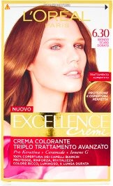 Excellence Creme Crema Colorante 6.30 Biondo Scuro Dorato