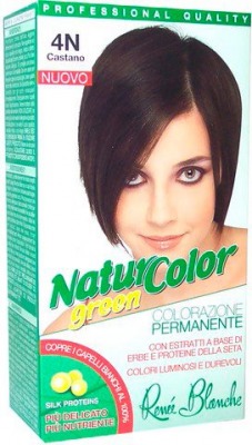 Tinta Per Capelli Colorazione Permanente Naturale Natur Color Green4 N Castano