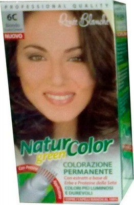 Tinta Per Capelli Colorazione Permanente Naturale Natur Color Green6 C Biondo Cenere Scuro