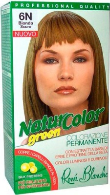 Tinta Per Capelli Colorazione Permanente Naturale Natur Color Green6 N Biondo Scuro