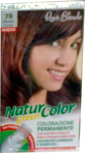 Tinta Per Capelli Colorazione Permanente Naturale Natur Color Green7 R Biondo Rame