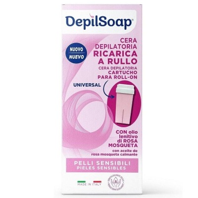 Ricarica cera depilatoria per pelli sensibili per rullo elettrico