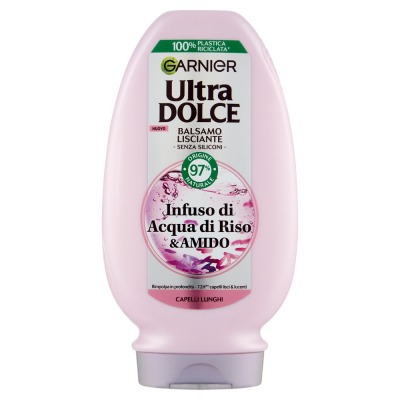 Ultra Dolce Infuso di Acqua di Riso & Amido, Balsamo Lisciante 200 ml
