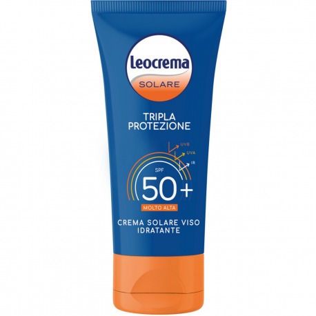 Tripla Protezione Crema Viso Idratante Spf50+ 50 Ml