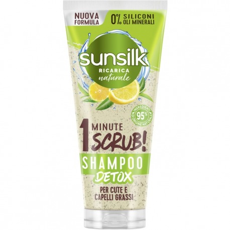 Shampoo Detox Scrub The Verde E Limone 1 Minute Cute E Capelli Grassi 200 Ml