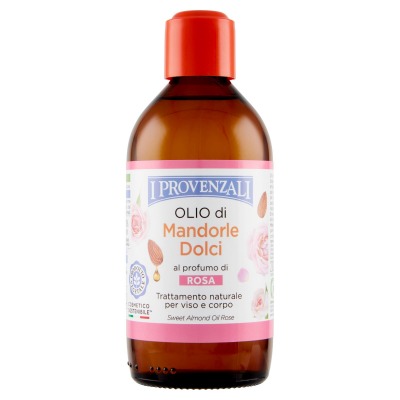 Olio di Mandorle Dolci al profumo di Rosa 200 ml