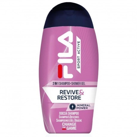 Fila Sport Active Revive E Restore 2 In 1 Doccia Shampoo 250ML
