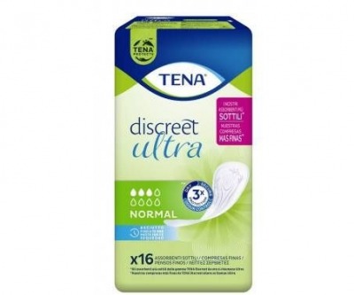 Assorbenti Discreet Ultra Normal Per Incontinenza, 16 pz