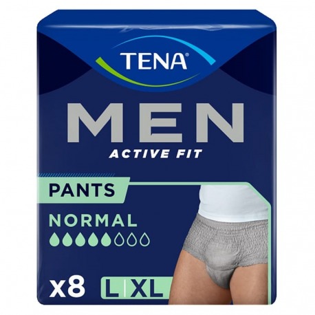 Tena Men Active Fit Pants Normal L/XL 8 PZ Slip Assorbenti Maschili