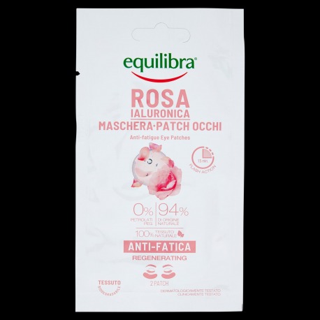 Rosa laluronica Maschera-Patch Occhi Anti-fatica in tessuto 100% naturale
