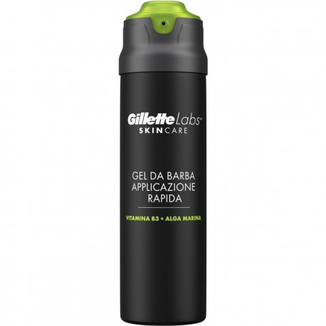 Gillette Labs Gel Da Barba Vitamina B3 + Alga Marina 198 Ml
