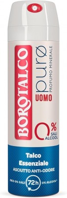 Borotalco - Deodorante Spray Uomo con Talco Essenziale Anti-Odori 150 ml