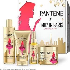 Emily in Paris Shampoo, Balsamo, Maschera E Olio Capelli Kit Regalo
