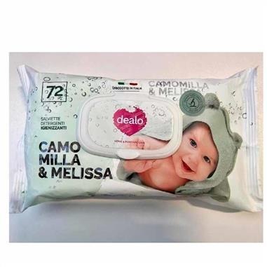 Salv. Igieniz. Baby Camomilla Melissa 72 Sal.
