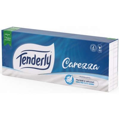 Fazzoletti Carezza 10 pacchetti da 9 Fazzoletti 3 Veli