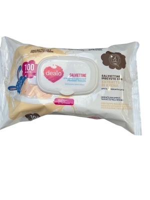 Salviettine Imbevute Con Estratto Di Avena 100pz