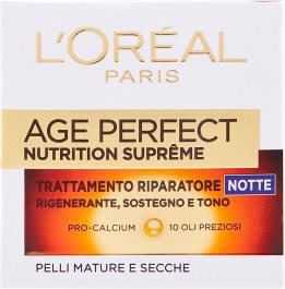 Age Perfect Nutrition Supreme Trattamento Riparatore Notte Pelli Mature e Secche 50 ml