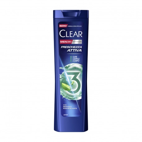 Shampoo Antiforfora Freschezza Attiva 3 In 1 Cute Capelli Corpo 225 ml