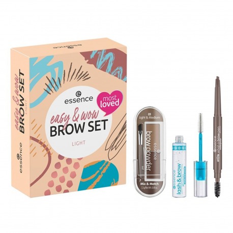 Easy & Wow Brow Set Easy e wow set sopracciglia light