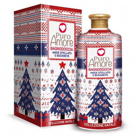 Puro Amore Bagnodoccia Collezione Natale 500 Ml - Anice Stellato E Bucaneve 500 ml