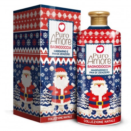 Puro Amore Bagnodoccia Collezione Natale 500 Ml - Mandarino E Pan Di Zenzero 500 ml