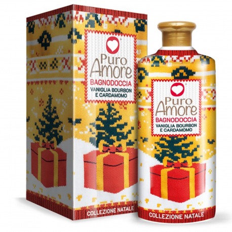 Puro Amore Bagnodoccia Collezione Natale 500 Ml - Vaniglia Bourbon E Cardamomo 500 ml
