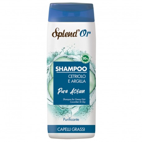 Shampoo Cetriolo E Argilla Purificante Capelli Grassi 300 ml