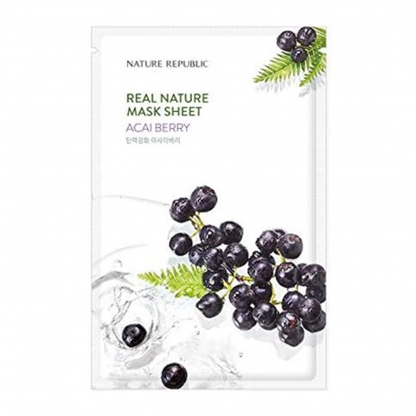 Real Nature Acai Berry Mask Sheet 24 gr
