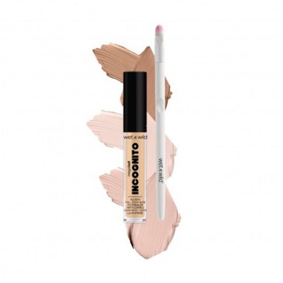 Megalast Incognito Correttore All-day + Pennello Per Correttore Piccolo Light medium