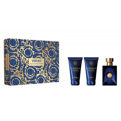 Dylan Blue Confezione Regalo Uomo Profumo Edt Bagnoschiuma E Balsamo Dopobarba