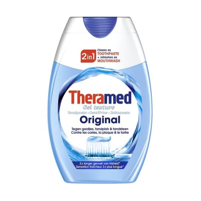 2 In 1 Original Dentifrice + Eau Buccale 75 ml