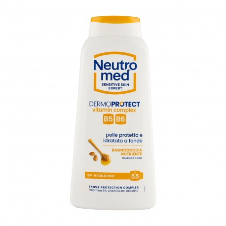 Dermoprotect Vitamin Complex - Bagnodoccia Nutriente Mandorla E Miele Ph 5,5 600 ml