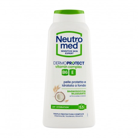 Dermoprotect Vitamin Complex Rilassante - Bagnodoccia Latte Avena E Cocco 600 ml