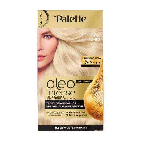 Oleo Intense Senza Ammoniaca Colorazione Permanente Con Olio Biondo Chiaro Cenere 10-50
