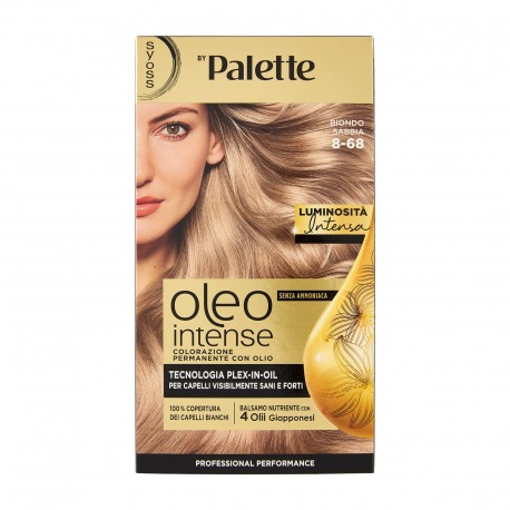 Oleo Intense Senza Ammoniaca Colorazione Permanente Con Olio Biondo Sabbia 8-68