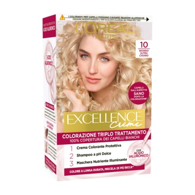 Excellence Colorazione Triplo Trattamento Biondo Ultra Chiaro (10)