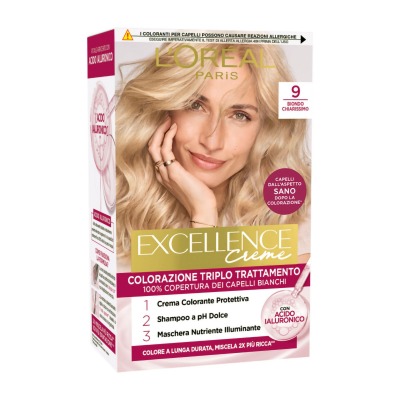 Excellence Colorazione Triplo Trattamento Biondo Chiarissimo (9)
