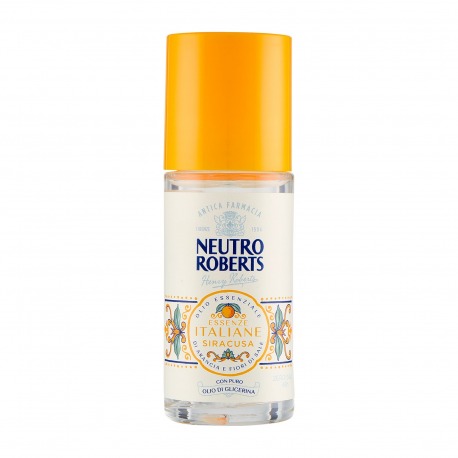 Essenze Italiane Siracusa - Deodorante Roll-on Olio Essenziale Di Arancia E Fiori Di Sale 50 ml