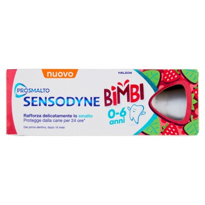 Prosmalto Bimbi, Dentifricio Per Bambini 0-6 Anni, Aroma Naturale Fragola E Menta 50 ml