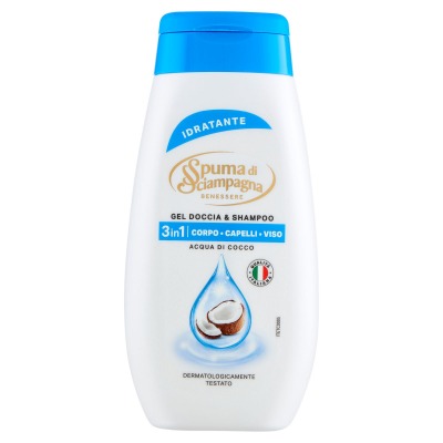 Benessere - Gel Doccia & Shampoo Idratante - Acqua Di Cocco 250 ml