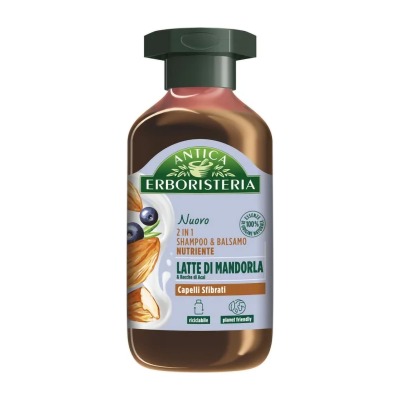 Shampoo E Balsamo Nutrienti 2in1 Al Latte Di Mandorla 250 ml