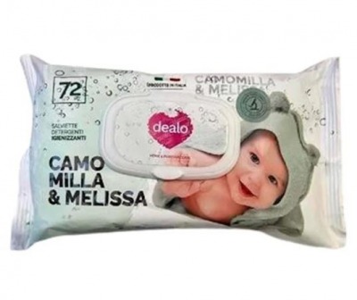 Salv. Igieniz. Baby Camomilla Melissa 72 Sal.