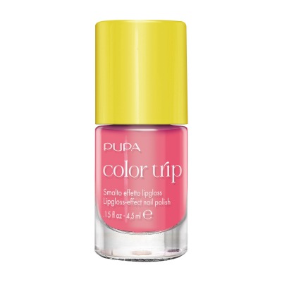 Color Trip Lipgloss Effect Nail Polish 02 glassy coral