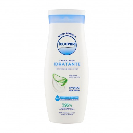 Crema Corpo Idratante Aloe Vera E Acido Ialuronico Hydra 3 Skin Serum 250 ml