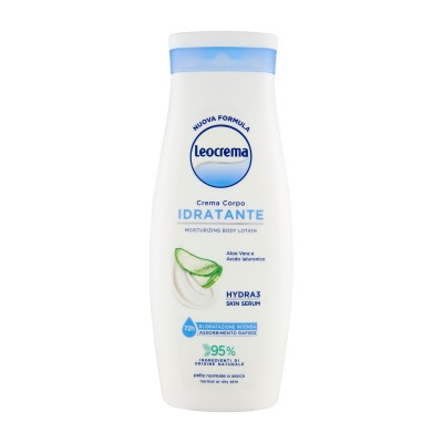 Crema Corpo Idratante Aloe Vera E Acido Ialuronico Hydra 3 Skin Serum 400 ml