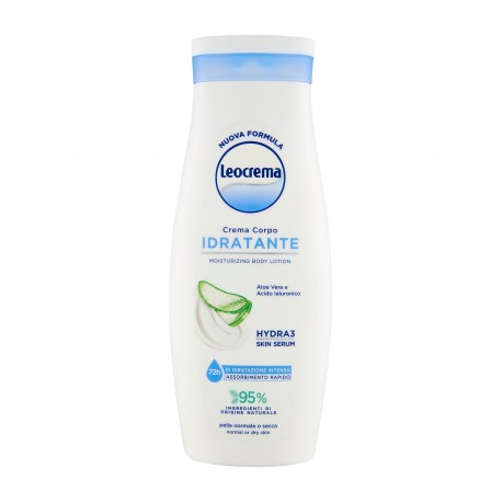 Crema Corpo Idratante Aloe Vera E Acido Ialuronico Hydra 3 Skin Serum 400 ml
