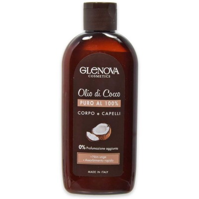 Olio Di Cocco Puro Al 100% Corpo Capelli 0% Profumazione Aggiunta 200 ml
