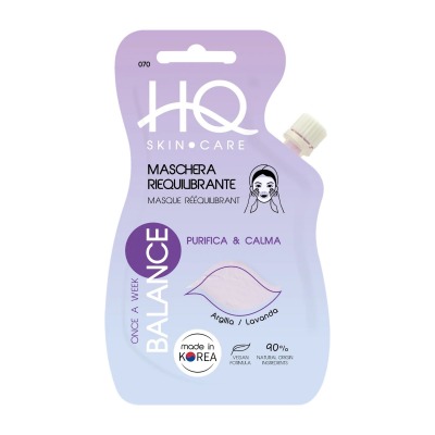 Maschera Viso Riequilibrante Con Argilla E Lavanda 15 ml