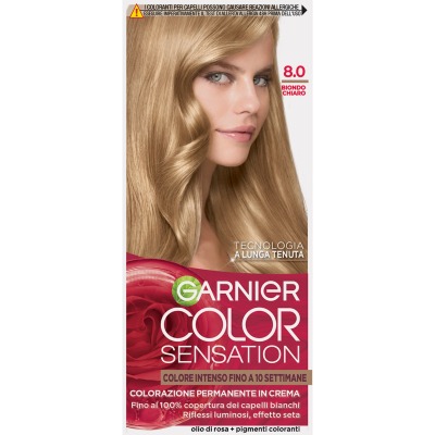 Color Sensation Colorazione Permanente In Crema 8.0 Biondo Chiaro